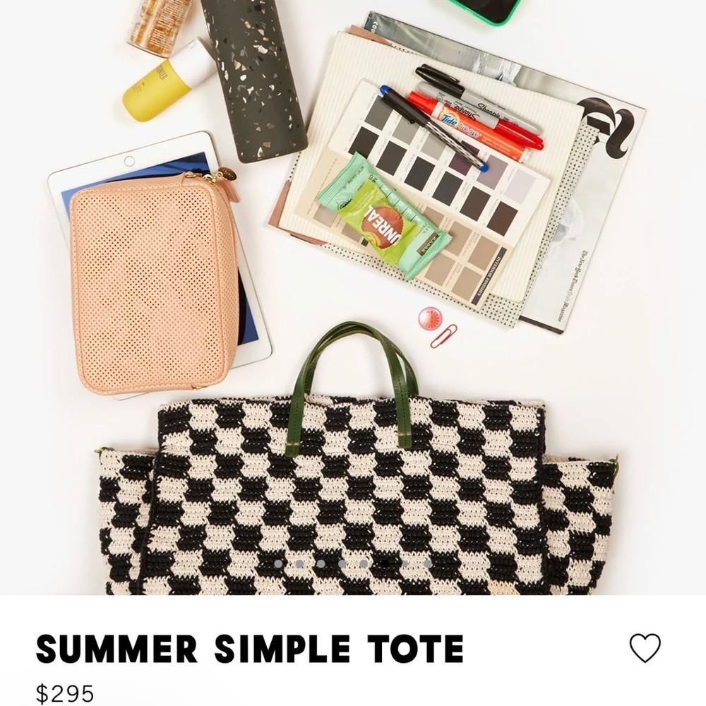 Clare V Summer Simple Tote, almost new! - Picture 8 of 9